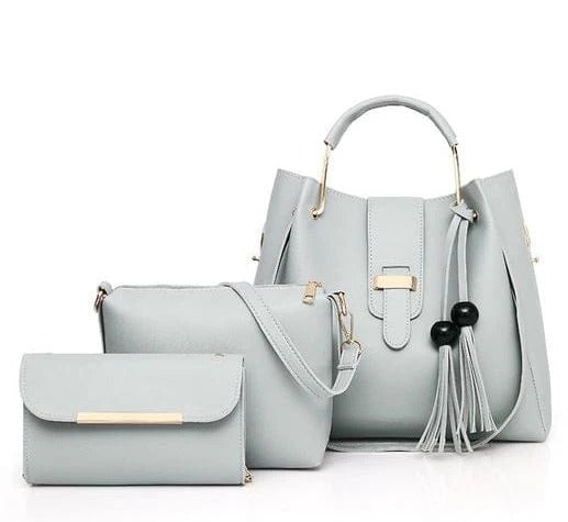 Luxury PU Leather Ladies Handbags Set – 3-Piece Crossbody & Shoulder Bags