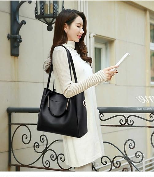 Luxury PU Leather Ladies Handbags Set – 3-Piece Crossbody & Shoulder Bags