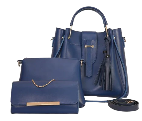 Luxury PU Leather Ladies Handbags Set – 3-Piece Crossbody & Shoulder Bags